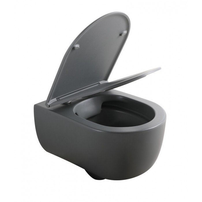 Унітаз підвісний Mixxus Premium TOPPER-0303-R GRAY 495x370x350mm система змиву RIMLESS (MP6657) Унітаз підвісний Mixxus Premium TOPPER-0303-R GRAY 495x370x350mm система змиву RIMLESS (MP6657)