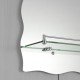 Зеркало настенное Zerix MIRRA MRZ02-60x85x10 прямоугольное с дугообразным верхом, фигурными боками