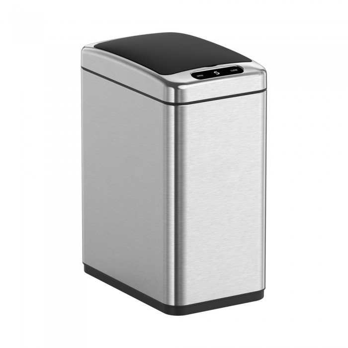 Мусорное ведро сенсорное прямоугольное Koer TC-020408-02 8 л цвет нержавейка (KR5588)