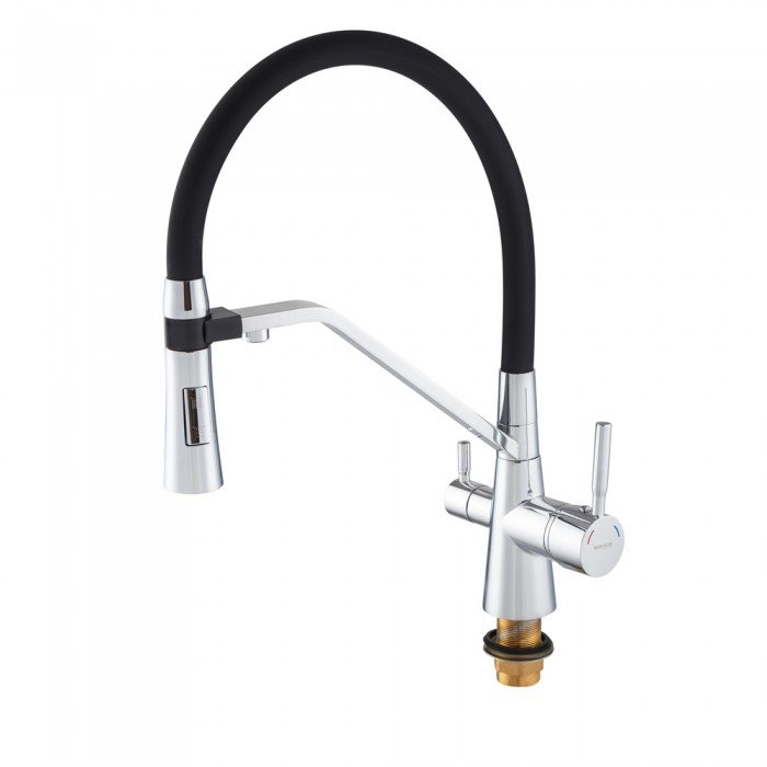 Смеситель для кухни Mixxus Premium Magnet 021 REFL.BLACK (MI6973)