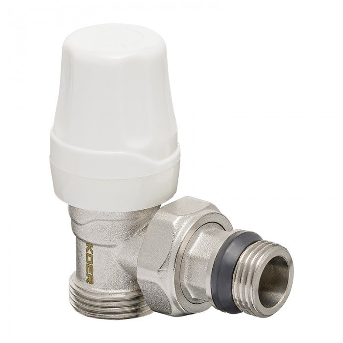 Комплект для подключения радиатора Koer SET-14 - 1/2"x3/4" (угловой) с термоголовкой НН (KR3178) Комплект для подключения радиатора Koer SET-14 - 1/2"x3/4" (угловой) с термоголовкой НН (KR3178)