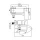 Смеситель для ванны с коротким изливом Koer KB-41007-05 (Цвет черный) (KR3455) Смеситель для ванны с коротким изливом Koer KB-41007-05 (Цвет черный) (KR3455)