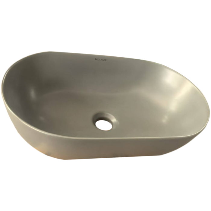 Раковина накладная Mixxus Premium ELLIPSE-0109 GRAY 500x300x140mm (MP6653) Раковина накладная Mixxus Premium ELLIPSE-0109 GRAY 500x300x140mm (MP6653)