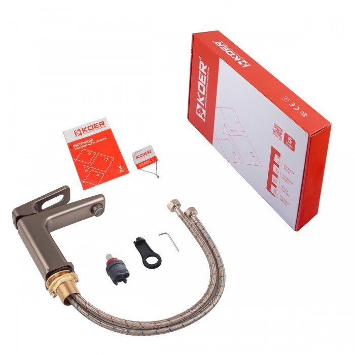 Змішувач для умивальника Koer KB-10031-07 (KR5432)