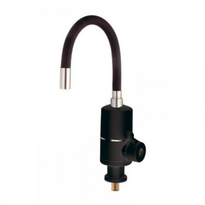 Проточный водонагреватель Zerix ELW06-F Black с силиконовым изливом (ZX5032)