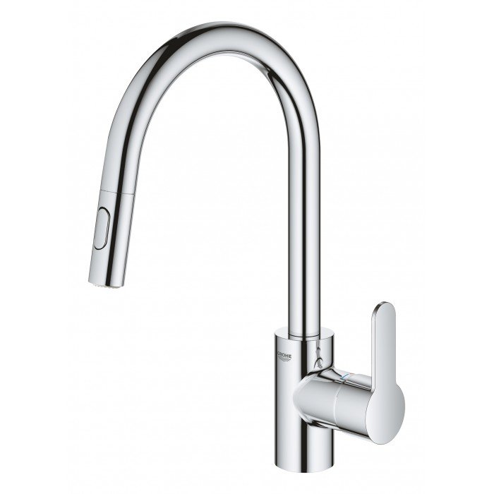 Змішувач для кухні з висувним виливом Grohe Eurostyle Cosmopolitan (31482003)