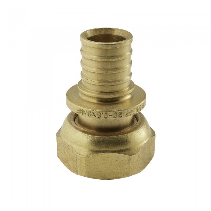 Переходник под евроконус с накидной гайкой Koer KA.A08F-20E - 20(2.8mm) x 3/4"F (KR4870) Переходник под евроконус с накидной гайкой Koer KA.A08F-20E - 20(2.8mm) x 3/4"F (KR4870)