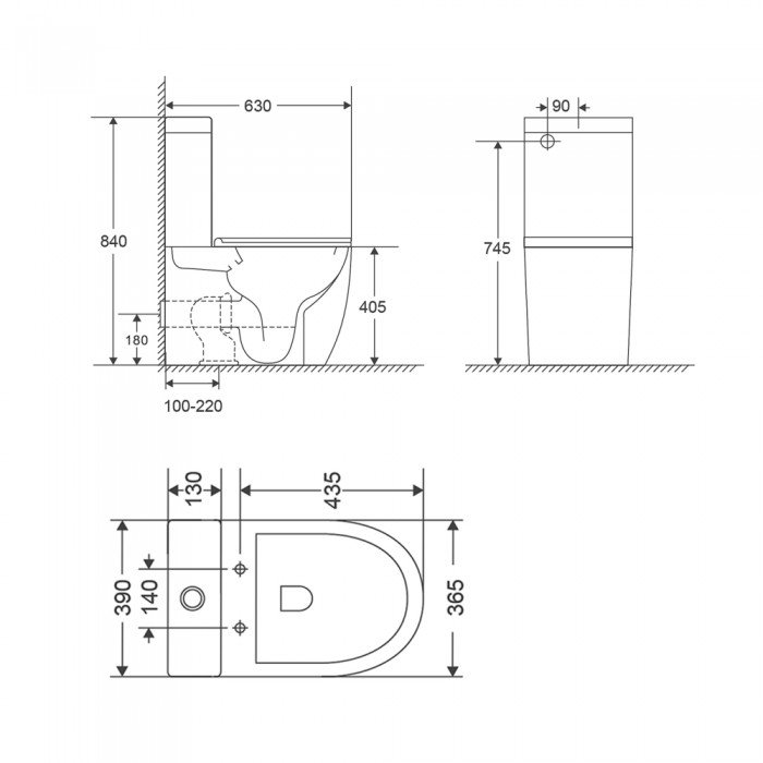 Бачок для унитаза-компакта Mixxus Premium Ellipse-0401-T1 Tank 630х390х840 со сливной арматурой (MI Бачок для унитаза-компакта Mixxus Premium Ellipse-0401-T1 Tank 630х390х840 со сливной арматурой (MI