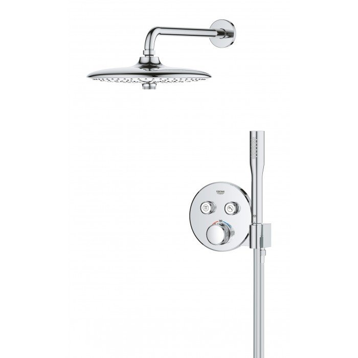 Скрытая душевая система с Euphoria 260 Grohe Grohtherm SmartControl (34867000)