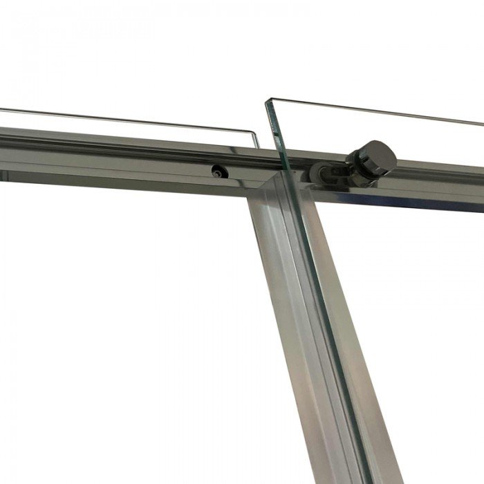 Душова кабіна без піддону Koer SR SC03-90x90x200-TR-01 прозоре скло Easy Clean 6мм, хром (KR5