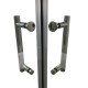 Душова кабіна без піддону Koer SR SC03-90x90x200-TR-01 прозоре скло Easy Clean 6мм, хром (KR5