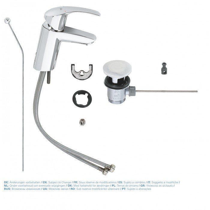 Змішувач для раковини S-розміру Grohe Eurosmart (33265002) Змішувач для раковини S-розміру Grohe Eurosmart (33265002)