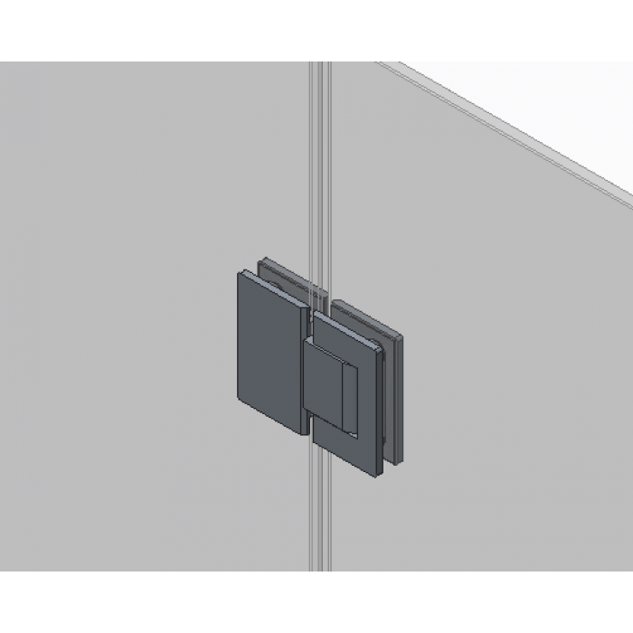 Боковая стенка для кабины Koer SR SW04-90x200-TR-01 прозрачное стекло Easy Clean 10мм, хром (KR5390