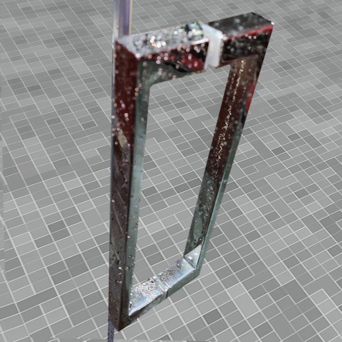 Боковая стенка для кабины Koer SR SW04-90x200-TR-01 прозрачное стекло Easy Clean 10мм, хром (KR5390