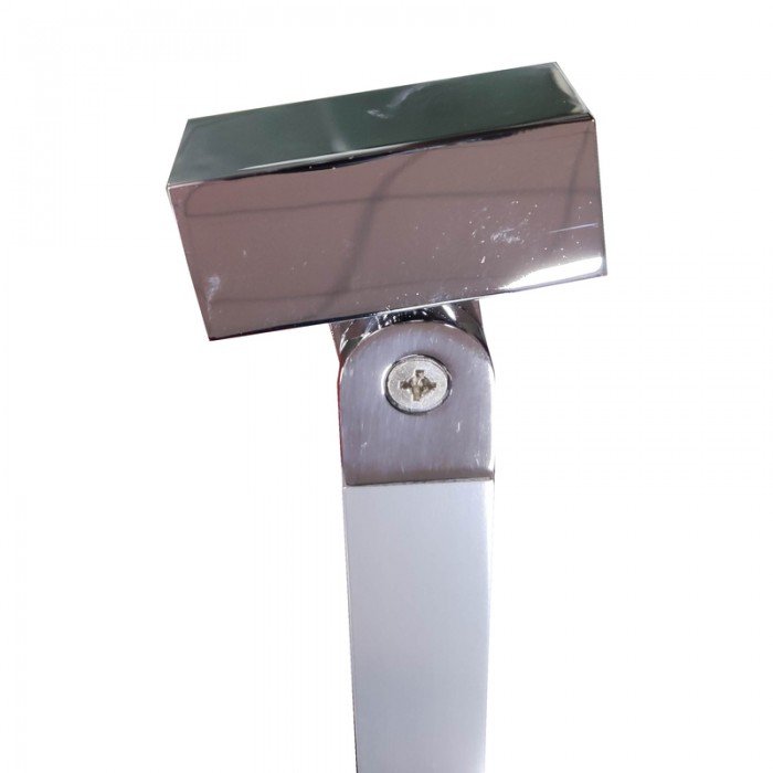 Боковая стенка для кабины Koer SR SW04-90x200-TR-01 прозрачное стекло Easy Clean 10мм, хром (KR5390