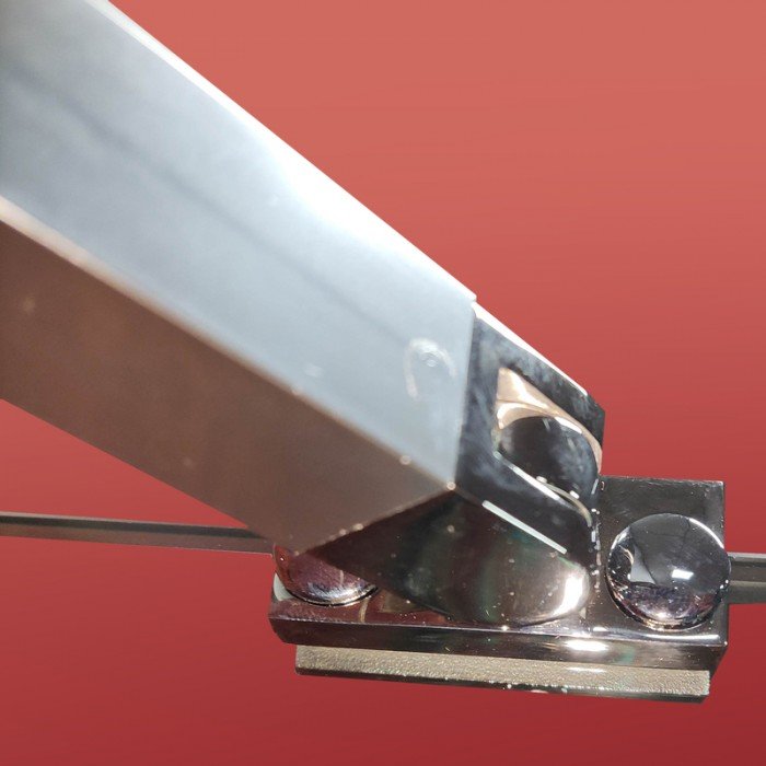 Боковая стенка для кабины Koer SR SW04-90x200-TR-01 прозрачное стекло Easy Clean 10мм, хром (KR5390