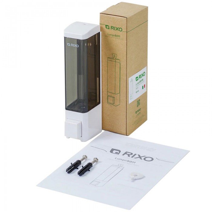 Дозатор рідкого мила універсальний Rixo Lungo S011W (S011W)