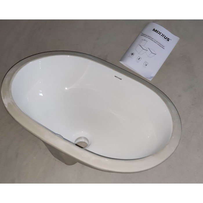 Раковина врезная под столешницу MIXXUS PREMIUM ELLIPSE-1701 570х385х205mm с переливом (MP6566) Раковина врезная под столешницу MIXXUS PREMIUM ELLIPSE-1701 570х385х205mm с переливом (MP6566)