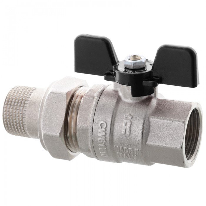 Кран с американкой Roho R105-075B - 3/4" прямой (RO0111)