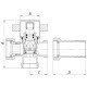 Кран тройник 3/4x3/4x3/4 Koer KR.520 (KR0110) Кран тройник 3/4x3/4x3/4 Koer KR.520 (KR0110)
