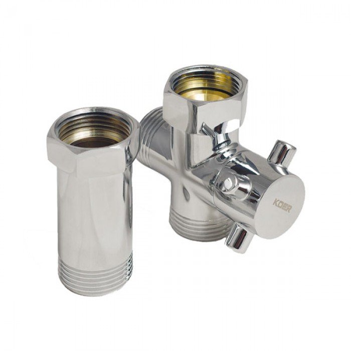 Кран тройник 3/4x3/4x3/4 Koer KR.520 (KR0110) Кран тройник 3/4x3/4x3/4 Koer KR.520 (KR0110)