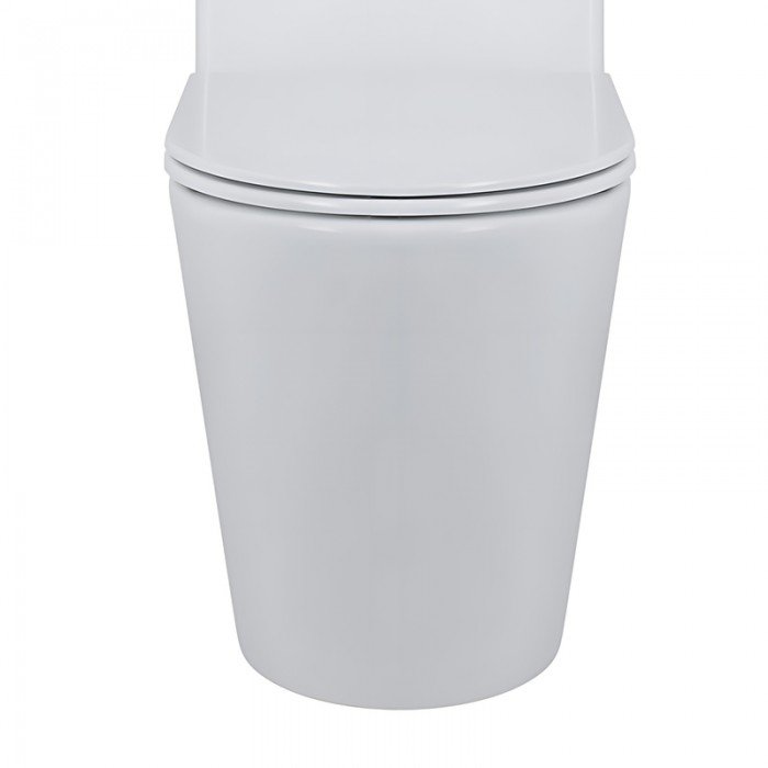 Чаша унітазу-компакту Mixxus Bevel-0403-T3 Bowl 640х360х835 Tornado 3.0 без сидіння (MI8349)