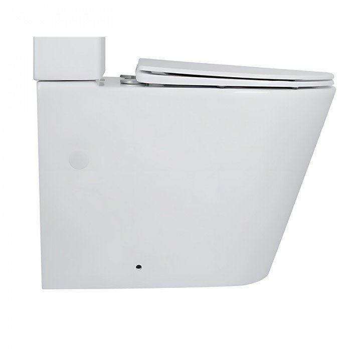 Чаша унітазу-компакту Mixxus Bevel-0403-T3 Bowl 640х360х835 Tornado 3.0 без сидіння (MI8349)