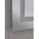 Зеркало Mixxus HARD MR06-60x80-CASE с Led Touch, Anti-fog, димером, регулятором яркости, часами (MI