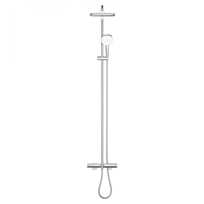 Душова система настінного монтажу з термостатом для ванни Grohe Tempesta System 250 Cube (26691001) Душова система настінного монтажу з термостатом для ванни Grohe Tempesta System 250 Cube (26691001)