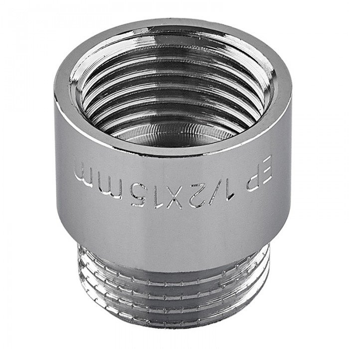 Подовжувач Europroduct EP.E015.Chr - 1/2"MF-15мм хром (EP6122)