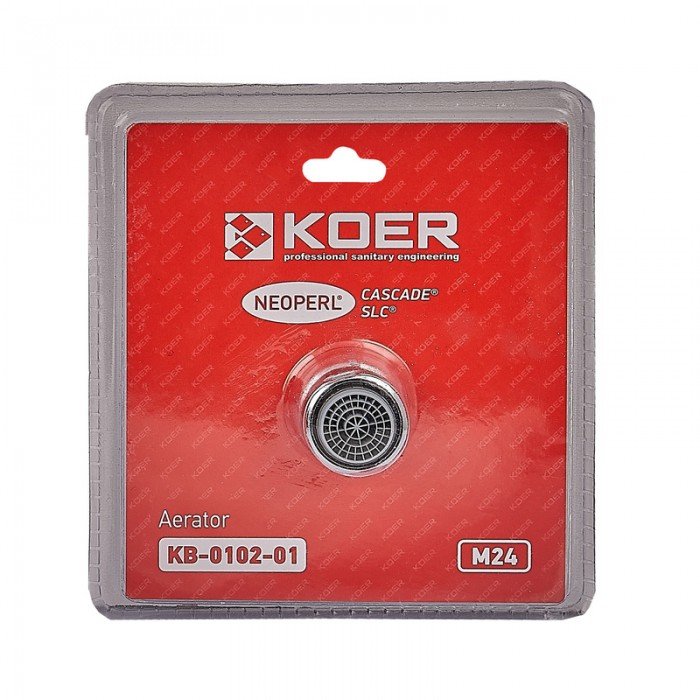 Аэратор М-24 Koer KB-0102-01 NEOPERL CASCADE SLC (Цвет хром) (AC0636) Аэратор М-24 Koer KB-0102-01 NEOPERL CASCADE SLC (Цвет хром) (AC0636)