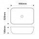 Раковина накладная Mixxus Premium DIVERSE-0112 MARBLE 455х325х135mm (MP6543) Раковина накладная Mixxus Premium DIVERSE-0112 MARBLE 455х325х135mm (MP6543)