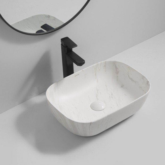Раковина накладная Mixxus Premium DIVERSE-0112 MARBLE 455х325х135mm (MP6543) Раковина накладная Mixxus Premium DIVERSE-0112 MARBLE 455х325х135mm (MP6543)