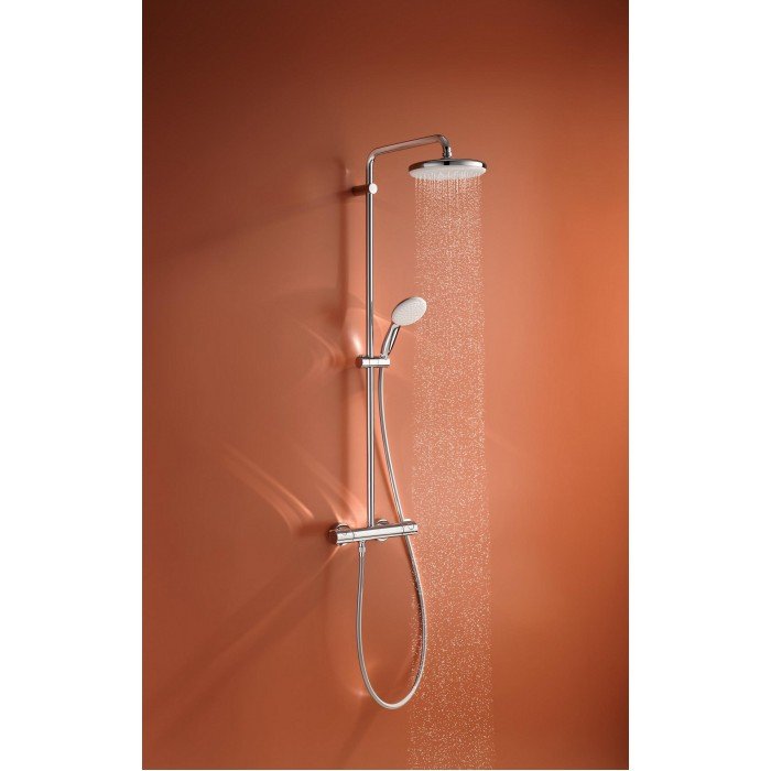 Душова система Grohe Tempesta System 210 з термостатом для настінного монтажу (26811001) Душова система Grohe Tempesta System 210 з термостатом для настінного монтажу (26811001)
