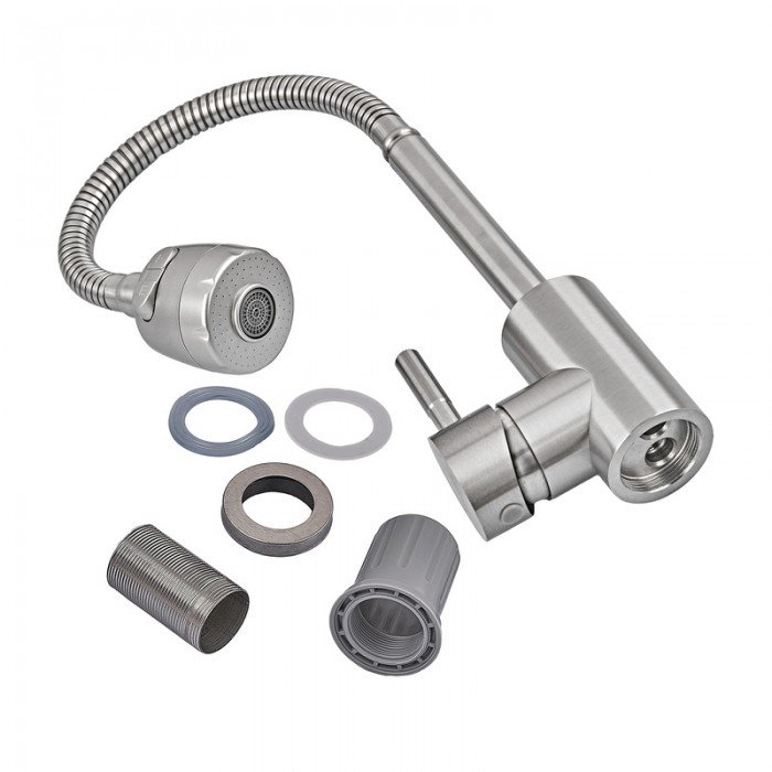 Змішувач для кухні Armata SUS-011(N) Reflector з рефлекторним виливом (без підведення) (CH6483)