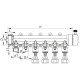 Колектор розподільний 6-way з фітингом (40x20) PPR KOER K0194.PRO (KP2559)