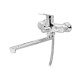 Змішувач для ванни Plamix Lucas-006 EURO SET Chrome (з шлангом, лійкою та кронштейном) (PM0710) Змішувач для ванни Plamix Lucas-006 EURO SET Chrome (з шлангом, лійкою та кронштейном) (PM0710)