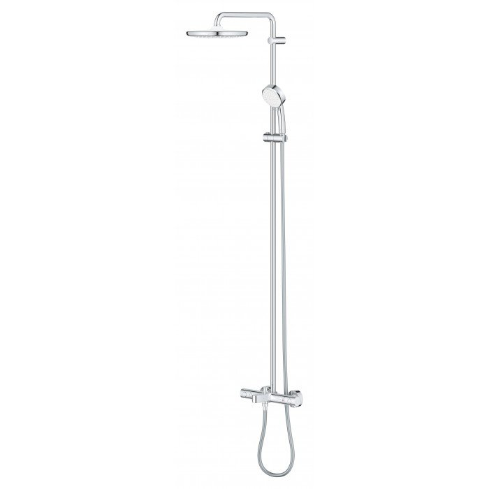 Душевая система с термостатом для ванной Grohe New Tempesta Cosmop. System (26672000) Душевая система с термостатом для ванной Grohe New Tempesta Cosmop. System (26672000)