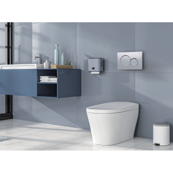 Панель смыва KOER KT-0601-01 пластиковая, кнопка круглая (KR5174)