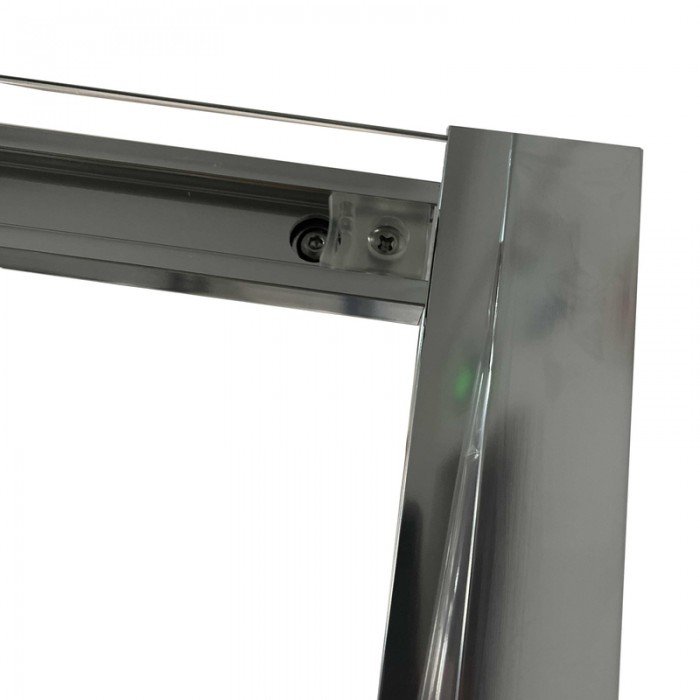 Душевая кабина без поддона Koer SR SC03-100x100x200-TR-01 прозрачное стекло Easy Clean 6мм, хром (K Душевая кабина без поддона Koer SR SC03-100x100x200-TR-01 прозрачное стекло Easy Clean 6мм, хром (K