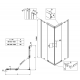 Душевая кабина без поддона Koer SR SC03-100x100x200-TR-01 прозрачное стекло Easy Clean 6мм, хром (K Душевая кабина без поддона Koer SR SC03-100x100x200-TR-01 прозрачное стекло Easy Clean 6мм, хром (K