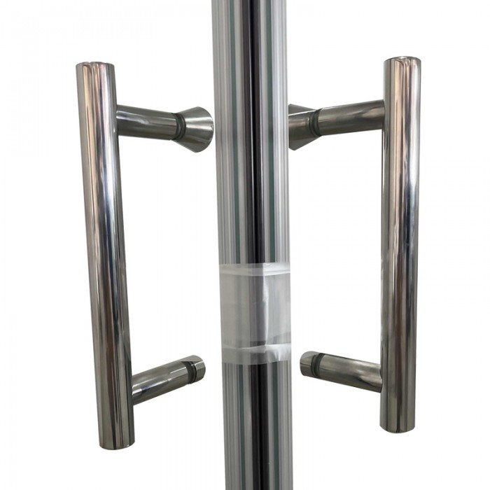 Душевая кабина без поддона Koer SR SC03-100x100x200-TR-01 прозрачное стекло Easy Clean 6мм, хром (K Душевая кабина без поддона Koer SR SC03-100x100x200-TR-01 прозрачное стекло Easy Clean 6мм, хром (K