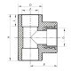 Тройник ВР 32x3/4F PPR Koer K0106.PRO (KP0126) Тройник ВР 32x3/4F PPR Koer K0106.PRO (KP0126)