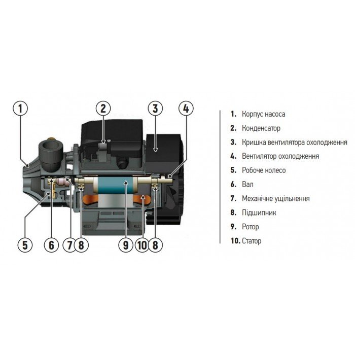 Насосная станция Koer auto QB-60 (KP2653)