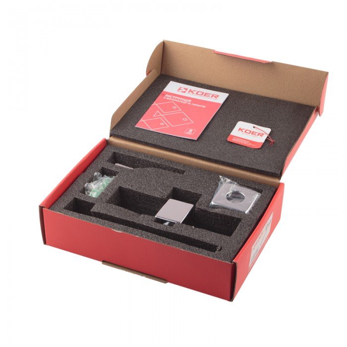 Змішувач для кухні настінний Koer KB-73010-01 (Колір хром) (KR3490)