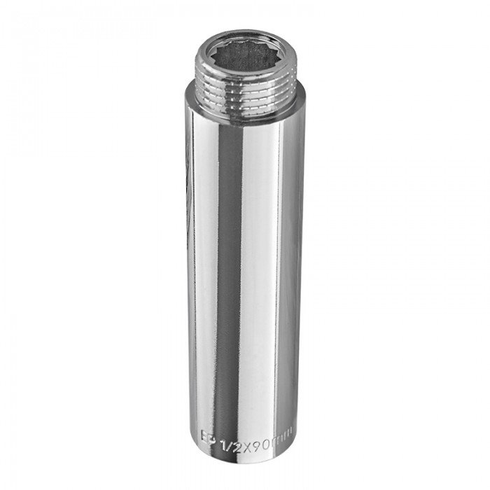 Удлинитель Europroduct EP.E090.Chr - 1/2"MF-90мм хром (EP6131) Удлинитель Europroduct EP.E090.Chr - 1/2"MF-90мм хром (EP6131)