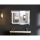 Зеркало Mixxus WARM MR12-70x50-Reverse с Led Touch, Anti-fog, димером, регулятором яркости (MI6670)