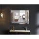 Зеркало Mixxus WARM MR12-70x50-Reverse с Led Touch, Anti-fog, димером, регулятором яркости (MI6670)