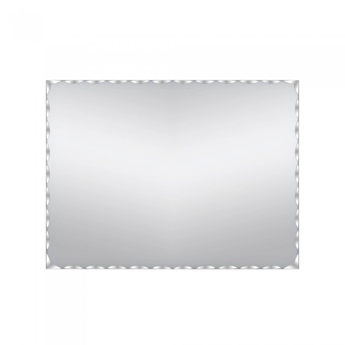Зеркало настенное Zerix KUBIX MRZ06-45x60 прямоугольное с декором (ZX5948)