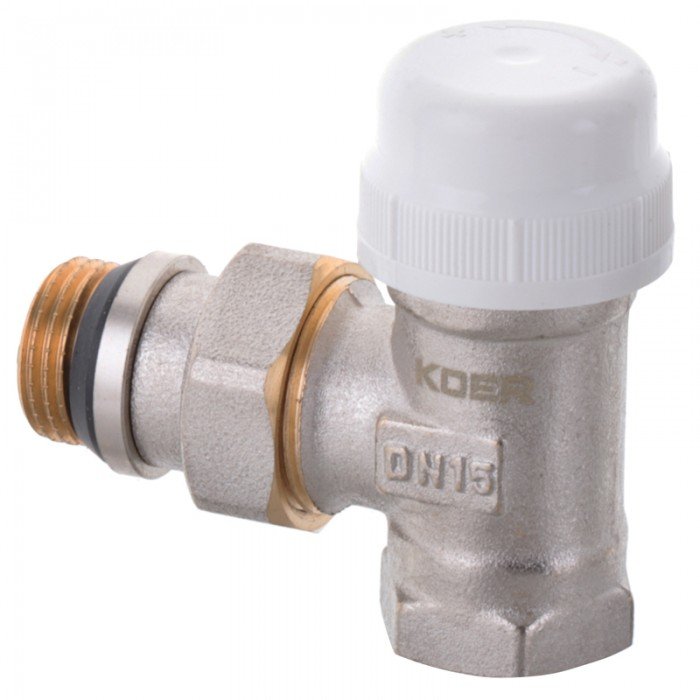 Кран термостатический с предварительной настройкой Koer KR.951-Gi - 1/2" (KR3069) Кран термостатический с предварительной настройкой Koer KR.951-Gi - 1/2" (KR3069)